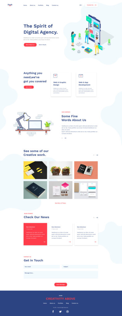 Doob - Simple Agency Template