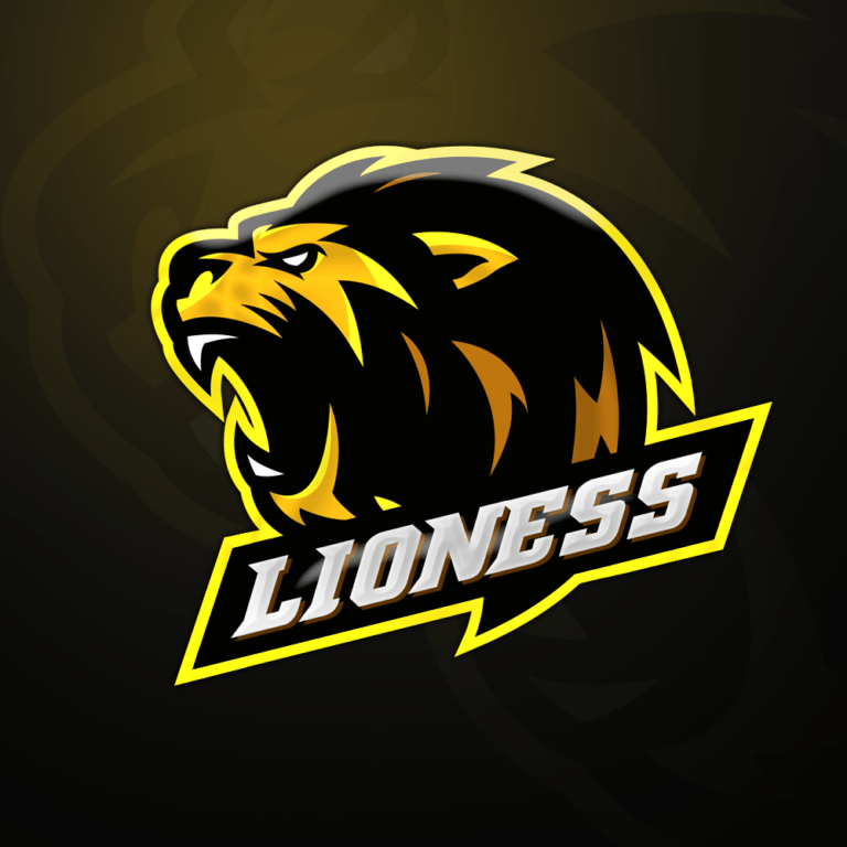 FREE Gaming/Clan E-sport Mascot Logo - Lion Logo - Zonic Design Download