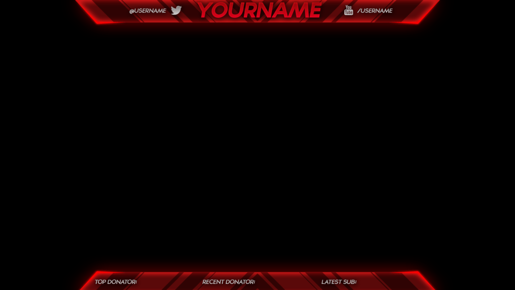 Sick Twitch Overlay Template Abstract Free Download Zonic Design Download
