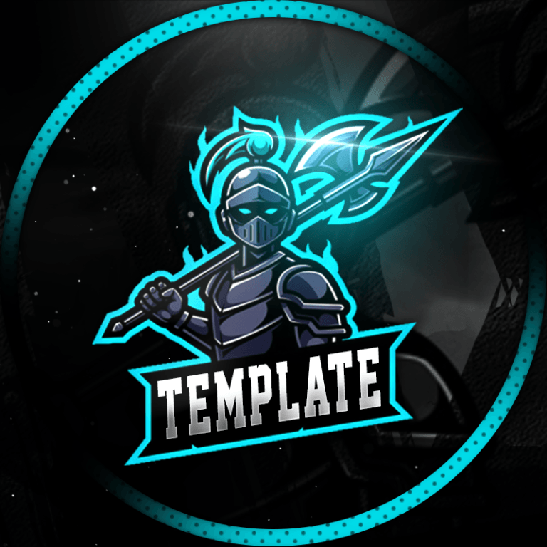 Templar Gaming Clan Mascot Avatar | Free PSD - Zonic Design Download