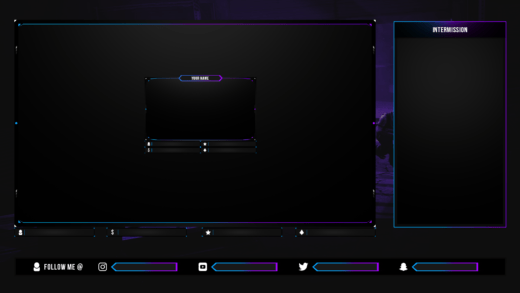 Free Animated Fortnite Twitch Live Stream Overlay Package Template ...