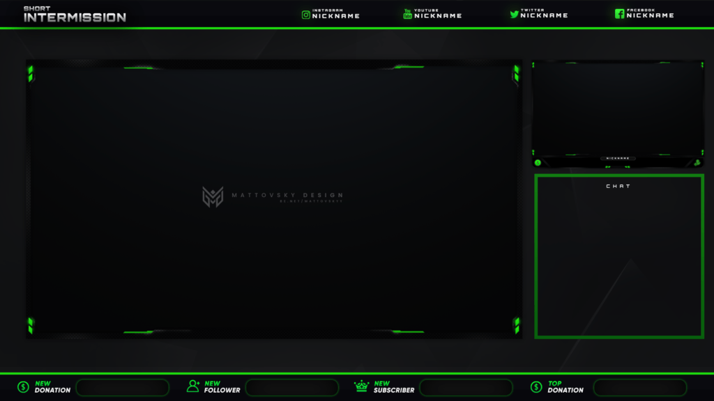 FREE STREAM OVERLAY TEMPLATE - CoD WARZONE EDITION