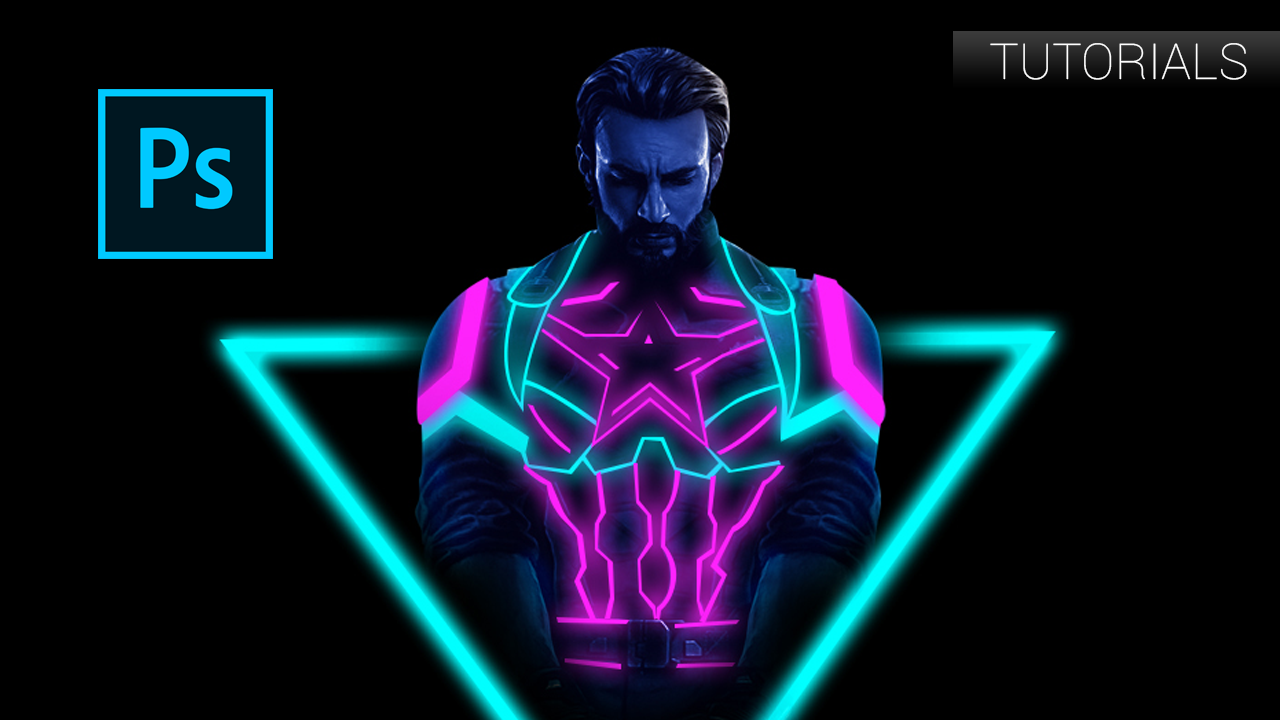 How To Create Neon Glow Suit in Photoshop